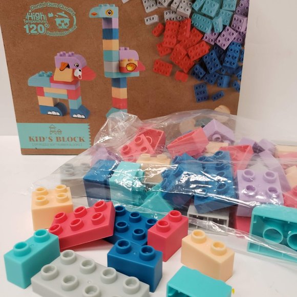 New 48pc Mini Soft Building Bricks - Picture 7 of 16